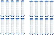 Justivana 20Pcs Replacement Shower Filter for Hard Water - High Output Shower Water Filter to Remove Chlorine and Fluoride Replacement Accessories