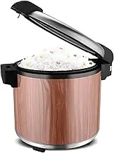 23L Commercial Rice Warmer, Electric Rice Soup Warmer With 360° Heating, Non-Stick Pot Insulated Pot With 65°C Constant Temp, 30-50 Servings For Restaurants Catering, Not Cooker