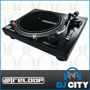 DJ Turntable Vinyl Record Player Belt Drive 2 Speeds W/ Cartridge Reloop 1000mk2