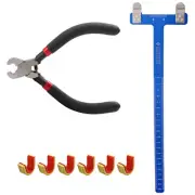 Lightweight Nocking Buckle Pliers Set with T Square Bow Ruler Bow Toolkit
