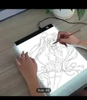 A5 LED Drawing Light Pad - 3-Level Dimmable Tracing Board, Perfect Artist Gift