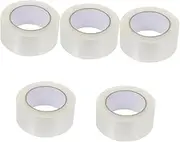 5pcs No Noise Silent Packing Tape Heavy Duty Tape for Boxes 50m Roll Packaging Accessory