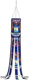 Halloween Garden Michigan State Flag Windsock Lights Halloween Lighted Windsock for Patio Yard Pathway Party Decor