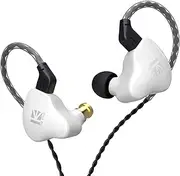 KBEAR KS1 USBC Headphones, Type C Wired Headphones,Deep Bass USB C Earbuds, High Resolution Noise Canceling in Ear Monitors, in Ears for Singers Musician Audifonos Auriculares (Type-c, White with Mic)