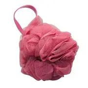 Bath & Body Works Loofah Bath Mesh Sponge Punch Pink With Silicon Handle