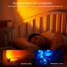 Bedside Table Lamp LED Desk Lamp Sunset Lamp Projector Eye Care For Bedroom
