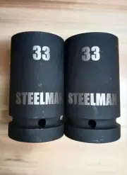 2 Pcs STEELMAN 33 2x79292 Deep Impact Socket
