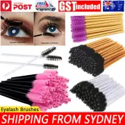 UP 200PCS Disposable Eyelash Brushes Applicator Spoolies Mascara Eyebrow Wands