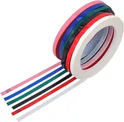 HAPINARY 6 Pack Insulation Tape Roll Whiteboard Marking Tape Self Adhesive Backing Graphic Grid for Office