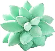 Dolity 3D Plush Succulents Cactus Throw Pillow Novelty Cute Soft Plant Cushion Couch Living Room Farmhouse Home Decor Green Lovers Gifts - Light Green 25cm
