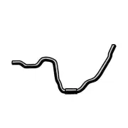 Superspares Heater Hose for Nissan Urvan E24-3D Bus 2.4L 4 cyl OHC 8V Carb 840mm