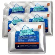 Reusable Ice Packs for Lunch Boxes/Bags- Long Lasting Freezer Packs for Coole...