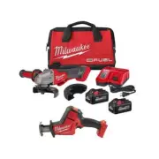 Milwaukee Cordless Grinder w/ Paddle Switch Kit + HACKZALL Li-Ion Brushless 18V