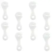 8 Pcs Windproof Rope Buckles Camping Hook Tent Cords Locks for