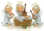 Christmas Angel- Counted Cross Stitch Pattern- Chart Needlework DIY