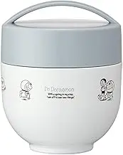 Skater LDNC6AG-A Sanrio Antibacterial Insulated Lunch Box, Rice Bowl Shape, Lunch Jar, 19.4 fl oz (540 ml), I'm Doraemon