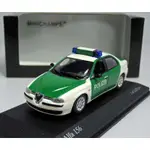 MINICHAMPS 1/43 ALFA ROMEO 156 POLICE 1997 MASH