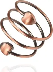 UtenoTureH Copper Rings, 99% Pure Copper Adjustable Magnetic Ring for Women, Fahion Jewelry Gifts (Copper), Copper, No Gemstone