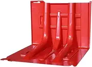 Flood Plate,Flood Barrier Emergency Block Water Plate L-Shape Flood Plate Dam Flood Barrier Effective Flood Protection The More Stable(Red 4pc,52.8 * 68 * 70.5 cm Upgraded)