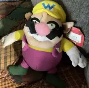 Super Mario Bros 12" Wario Plush New Kellytoy Nintendo 2004 NWT