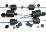 HONDA CBR600RR 2003 to 2006 CRASH MUSHROOMS SLIDERS BOBBINS BUNGS set of 8 S13N