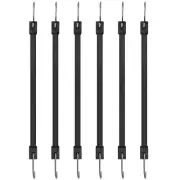 Rubber Bungee Cords with Hooks, 15 Inch Bungee Cords Heavy Duty Outdoor, Flat...