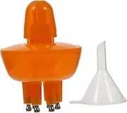 Ipetboom 1 Set Applicator Eye Dropper Droppers Dying Hair Bottle Empty Bottle for Dying Hair Orange