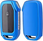 Key Fob Cover Case Fit for Kia Ceed Cerato Forte NIRO Seltos Sorento Soul Sportage Telluride Remote Holder Skin Protector Keyless Entry Sleeve Accessories (Blue)