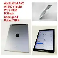 在飛比找旋轉拍賣優惠-Apple iPad Air2A1567 (16gb)