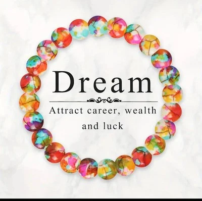 Beautiful Colorful Dream Gemstone Bracelet Stretch