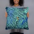 Sea Life Basic Throw Pillow Beach Home Decor Coastal Nautical Fish