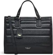 [RADLEY] LYRIC LANE - QUILT MEDIUM ZIPTOP GRAB(BLACK)
