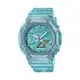 【CASIO 卡西歐】G-SHOCK 晶透時尚 偏光藍 半透明 八角形錶殼 GMA-S2100SK-2A
