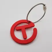 SCOTTY CAMERON RED CIRCLE T SOFT TOUCH KEY FOB / BAG TAG