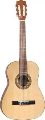 J REYNOLDS JR15N 3/4 Nylon String Guitar, Gig Bag
