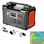 200w Portable Power Station, flashfish 40800mah Solar Generator With 110v Ac Out