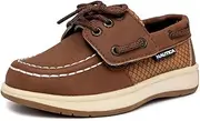 [NAUTICA] Kid's Spinnaker Boat Shoe Casual Loafer 2 Eye Lace (Little Kid/Big Kid)