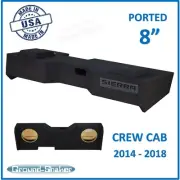 2014 - 2018 Gmc Sierra Crew Cab Sub Box 8" Dual Ported Sub Enclosure Speaker Box