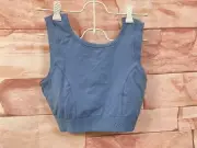 Aerie Lounge Bralette Women's Size S Blue Wireless Bra NWT