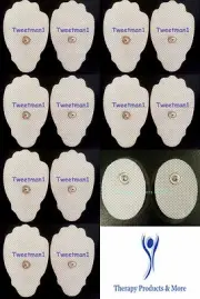 +BONUS 12 X REPLACEMENT ELECTRODE PADS LG FOR EROSTEK ET-312 ET312 EMS DEVICE