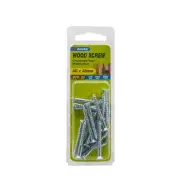 Zenith 8G x 38mm Zinc Plated Countersunk Head Wood Screws - 20 Pack