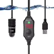 Yukihalu USB Powered Aquarium Heater, 10W Adjustable Mini Fish Tank Heater with