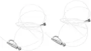 COSMEVIVI 2 Sets Picture Hanger Picture Wire Hanging Frame Wire for Hanging Picture Hanging Wite Picture Rail Hooks Adjustable Picture Hanging Wire Picture Hanging System Picture Hanging Kit