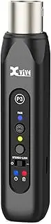 Xvive P3 Wireless XLR Bluetooth Receiver, Bluetooth Adapter for Speakers, Audio Mixer, PA Systems, DJ System