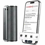 AI Voice Recorder with Real-Time Transcription & Translation,AI Voice Transcriber,Smart Summary, AI-Powered Mind Mapping & Translator,70+ Languages (64GB)
