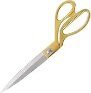 10.5 Inch Long Big Stainless Steel Professional Tailor Scissors,0.48 LB Weight Heavy Duty Tailor Shears