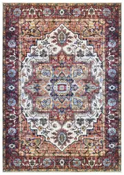 Soluna Moroccan Timeless Soft & Machine Washable in Red Rug
