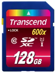 128GB Transcend SDXC Class 10 UHS-I Memory Card