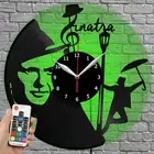 LED Clock Frank Sinatra Vinyl Record Wall Clock Led Light Wall Clock 3139