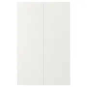 VEDDINGE 2-p door f corner base cabinet set, white, 25x80 cm